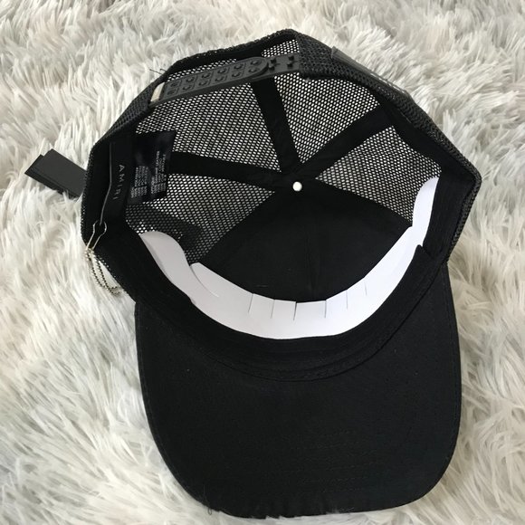 Amiri Core Logo Trucker Hat Designer Mesh Baseball Cap - Picture 4 of 5